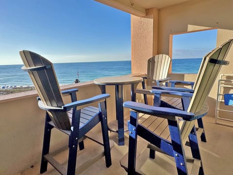 Wake up to endless gulf views from your private balcony, where morning coffee becomes a ritual and sunset cocktails feel magical.