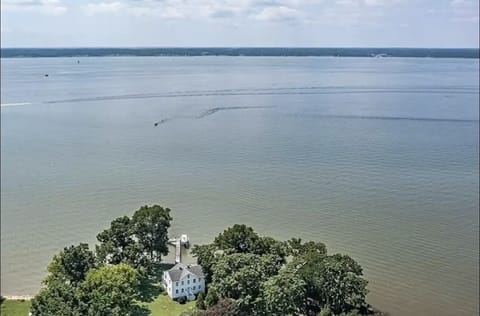 Charming nineteenth century farmhouse on the shore of the Rappahannock River.