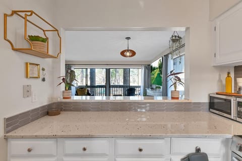 View from the kitchen out toward Pinehurst's Course #5