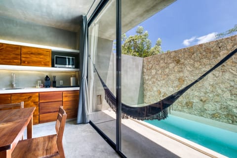 Luxury Studio, Private Pool, Ground Floor | In-room safe, blackout drapes, free WiFi, bed sheets