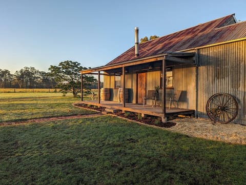 Sunrise at a romantic heritage cottage with beautiful views