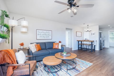 Step into your own slice of relaxation heaven in our gorgeously decorated living area!