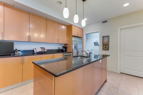 Large gourmet kitchen island