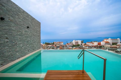 Breathtaking views from the rooftop pool
