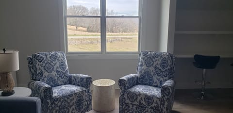 Swivel recliners to enjoy the view or relax with guests.