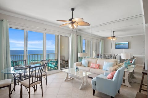 Panoramic views from living room