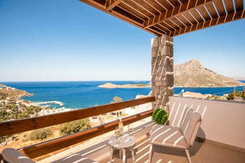 Nestled on our balcony, a unique standing hammock awaits.