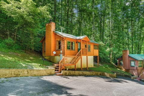 Nestled in the trees, your cozy mountain cabin feels worlds away.