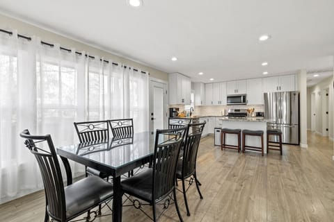 Plenty of seating to enjoy your favorite meals or games