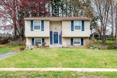 Charming home exterior nestled in a peaceful residential neighborhood
