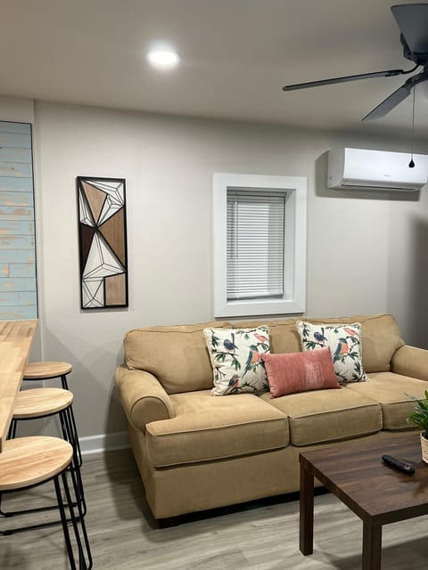 Living room is airconditioned and cozy.