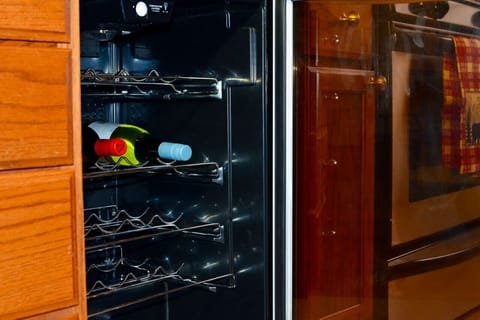 Sip and savor in style with our dedicated wine fridge. Elevate your experience whether unwinding solo or hosting friends.