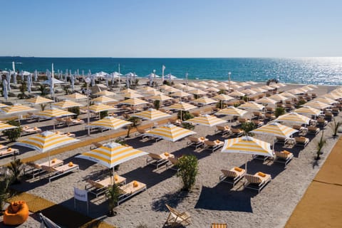Private beach
