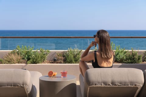 Breath-taking sea views from the roof top terrace.