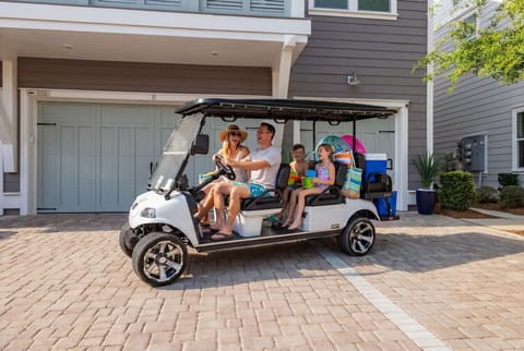 Pack the whole family up into the golf cart for easy cruising down 30A.