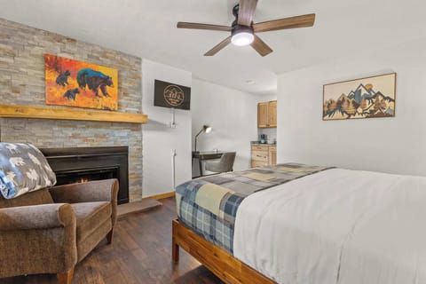 Cabin 15 is a hotel style cabin with a King sized bed.