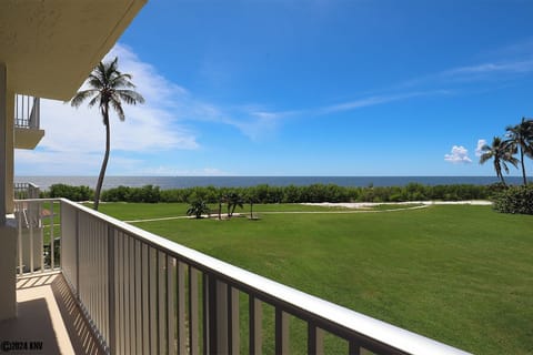 Welcome to the Gulf Front View from the balcony of Estero Beach And Tennis Club 107A