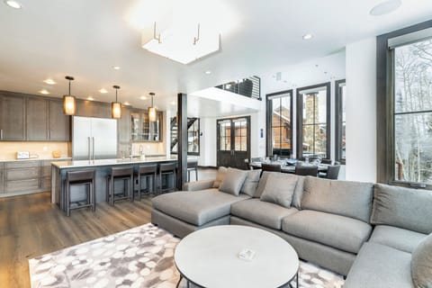 Living Room - Open concept living - View from the lounge back towards the kitchen and dining area