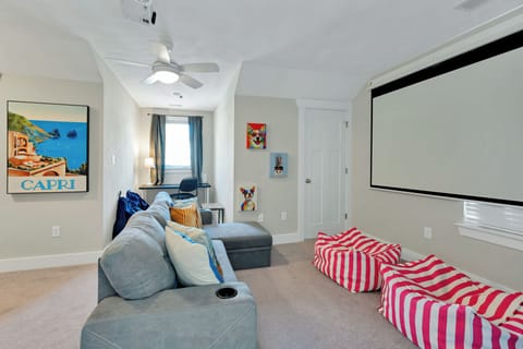 3rd floor movie room, perfect for kids and teens!