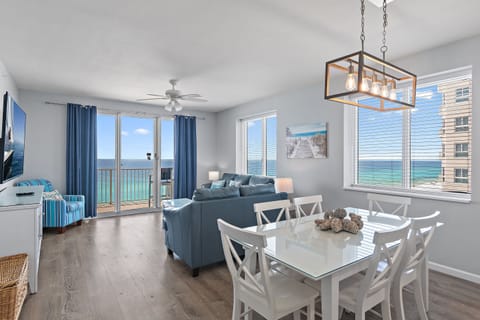 This 9th Floor, CORNER UNIT, 3 Bedroom & 3 Bathroom condo was COMPLETELY REMODELED IN 2022 - Updated Kitchen, Bathrooms with Walk in Showers, New Furniture and Decor - Come Relax!