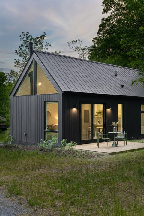 Custom designed modern cabin completed in 2021. 