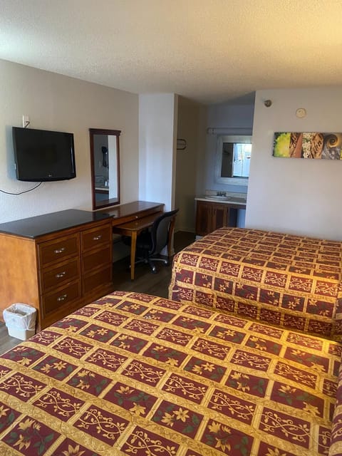 Room, 2 Queen Beds | 1 bedroom, free WiFi, bed sheets