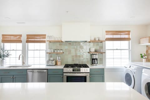 Fully equipped kitchen with everything you need to cook a meal