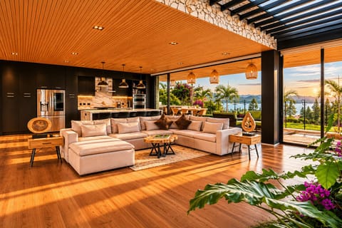 Sunset Living With Panoramic Lake Views