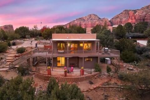 A Sedona gem nestled into the hillside with incredible views