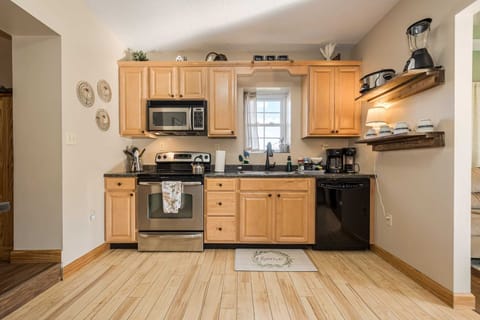 Fully stocked kitchen