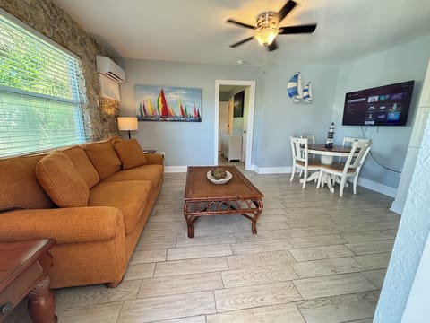View from Front Door - Living Room / Dining Table 