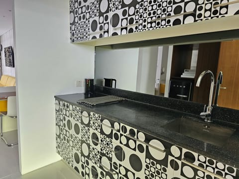 Superior Studio | Private kitchen | Mini-fridge, stovetop, highchair, cookware/dishes/utensils