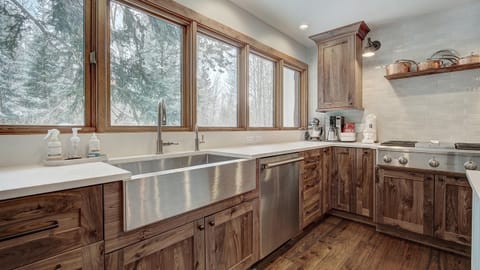 New Kitchen with Portrait Windows