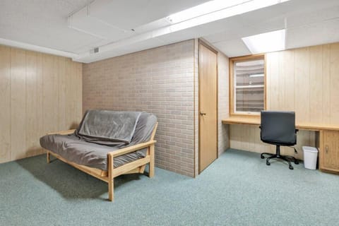 A dedicated workspace, equipped with a desk and office chair, ensures you can stay connected and productive. As with the other rooms, enjoy a smart TV with DirecTV and generous closet amenities.