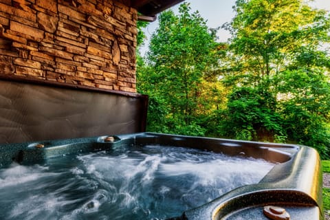 Spend every night soaking in the hot tub