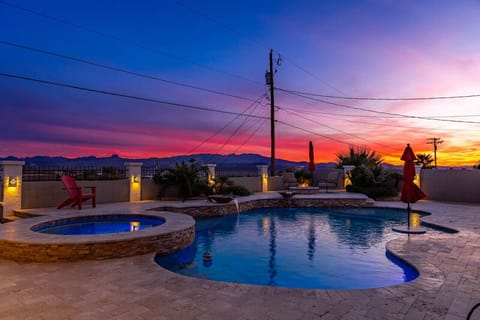 Heated pool and spa.