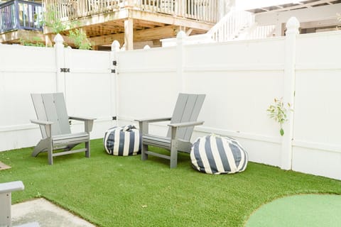 Putting Green in the Backyard.