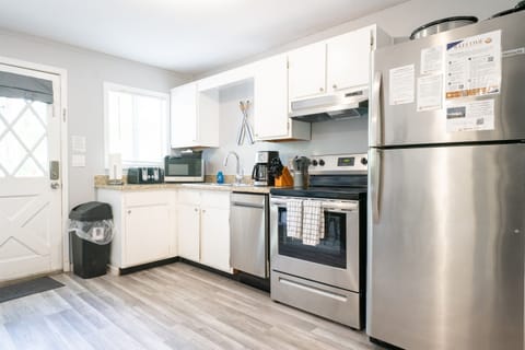 Fully stocked kitchen