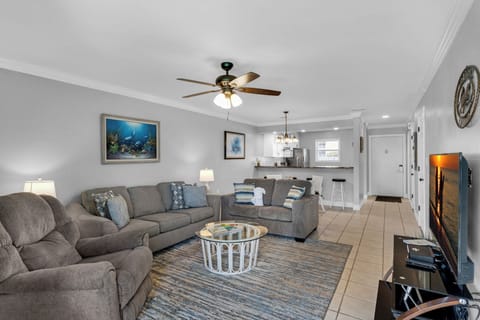 Living to kitchen view