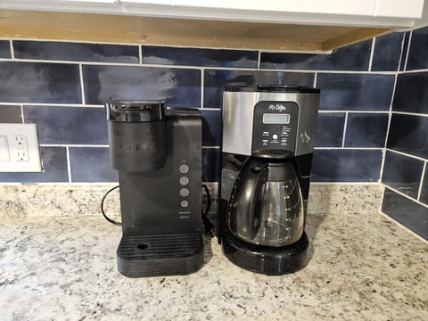 Drip coffee maker and Keurig