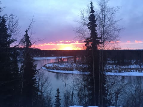 Sunset of the Kenai River