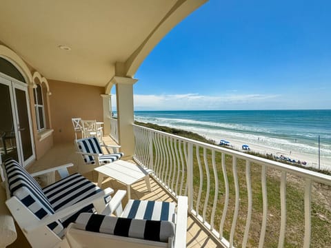 Large patio perfect for lounging and dining space