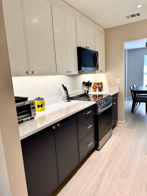 Sleek kitchen with all of the essentials