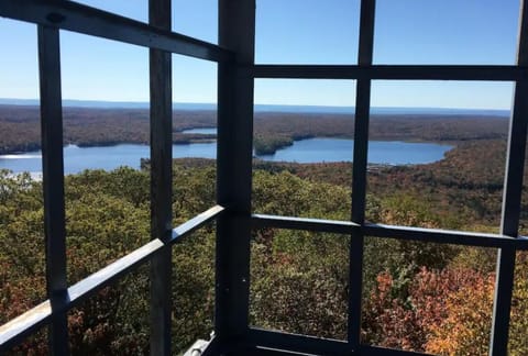 Overlooking on the fire tower