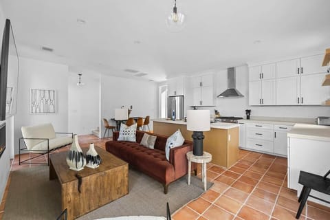 Living room with comfy sofa