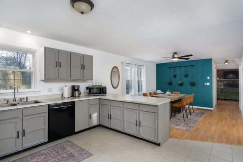 Fully stocked kitchen