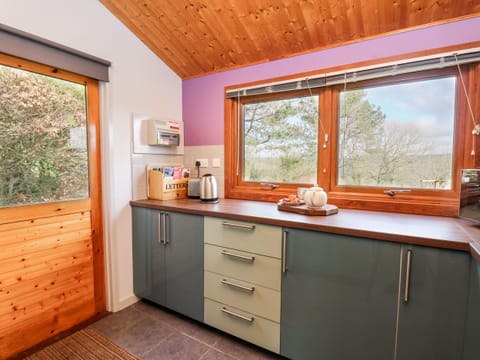 Fridge, electric kettle, toaster, cookware/dishes/utensils