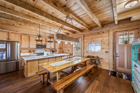 Kitchen and dining area