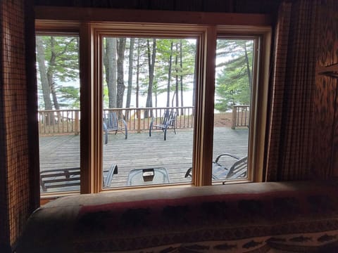 Kitchen view of the lake.