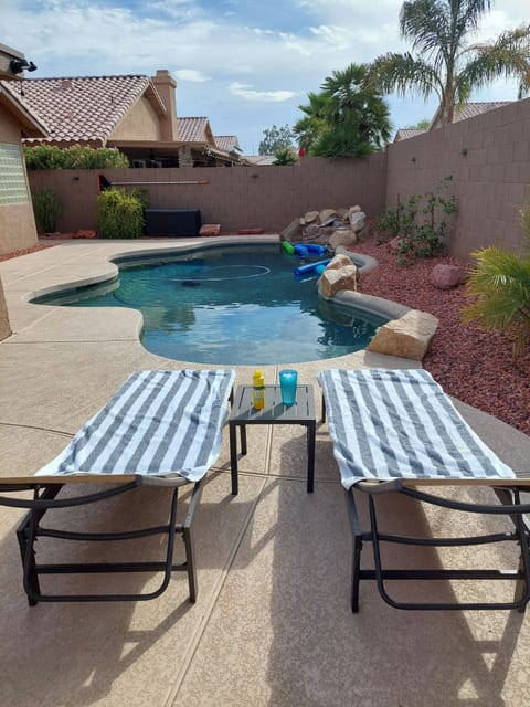 The pool is ready for your enjoyment!